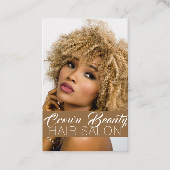 Hair Salon Spa Beauty Visitkort (Framsida)