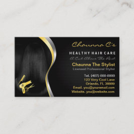 Hair Salon Stylist Beautician Möte Tidsbeställning Kort