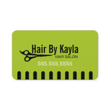 Hair Salon Stylist med Möte Grönt