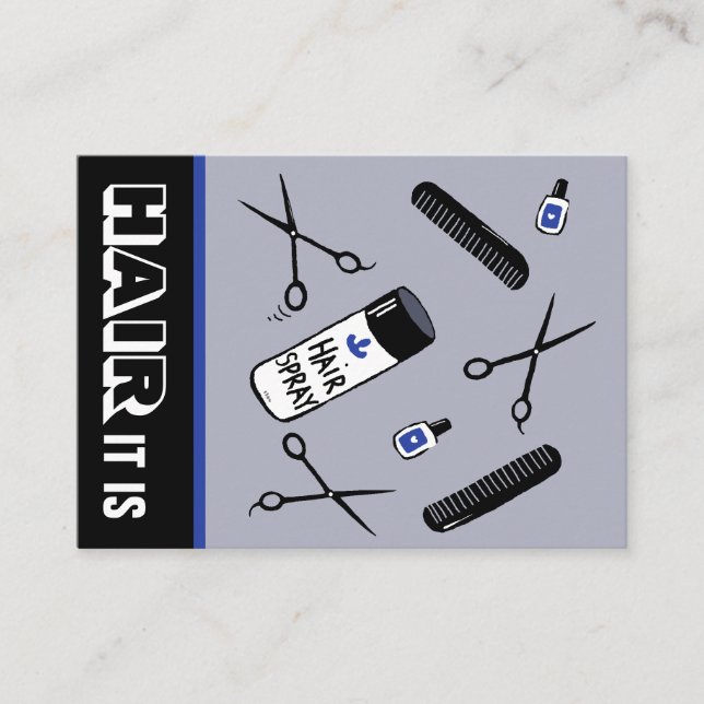 Hair Salon Visitkort (Framsida)