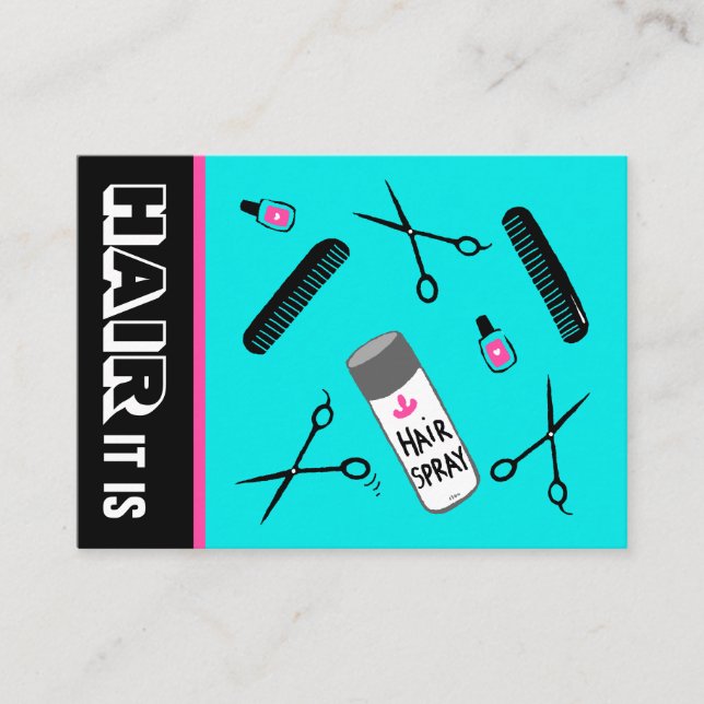 Hair Salon Visitkort (Framsida)