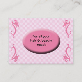 Hair Salon-visitkort Visitkort
