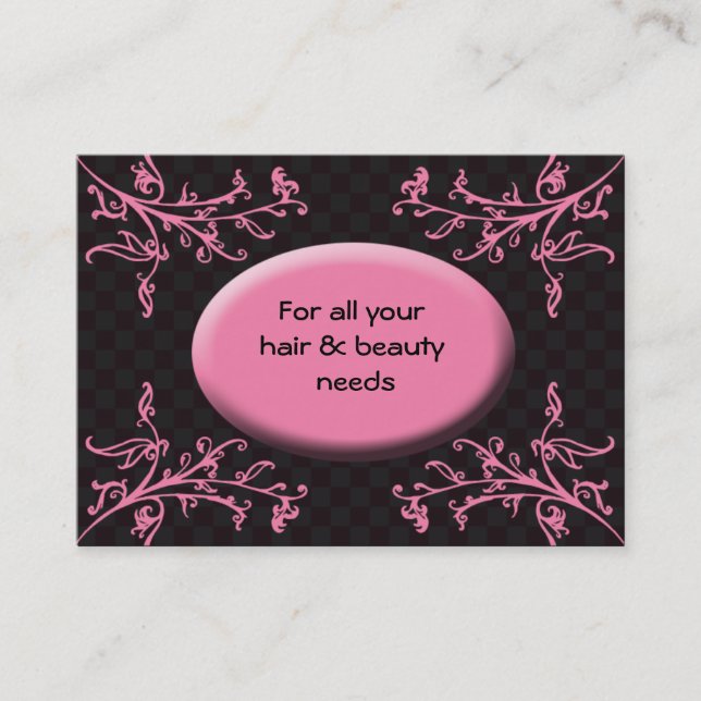 Hair Salon-visitkort Visitkort (Framsida)