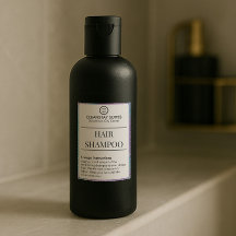 Hair Shampoo Watersecure Amenties Container Label