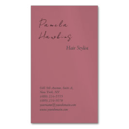 Hair snyggt professionell ro guld färg magnetiska visitkort