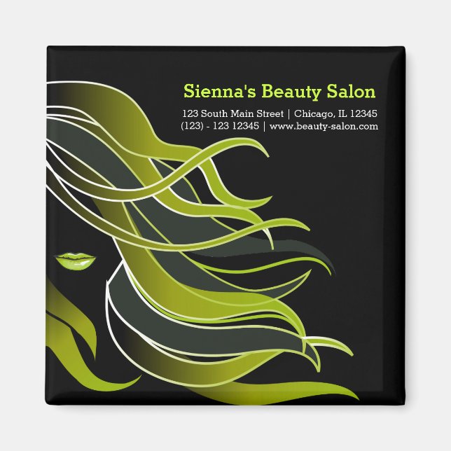 Hair-stilist Magnet (Framsidan)
