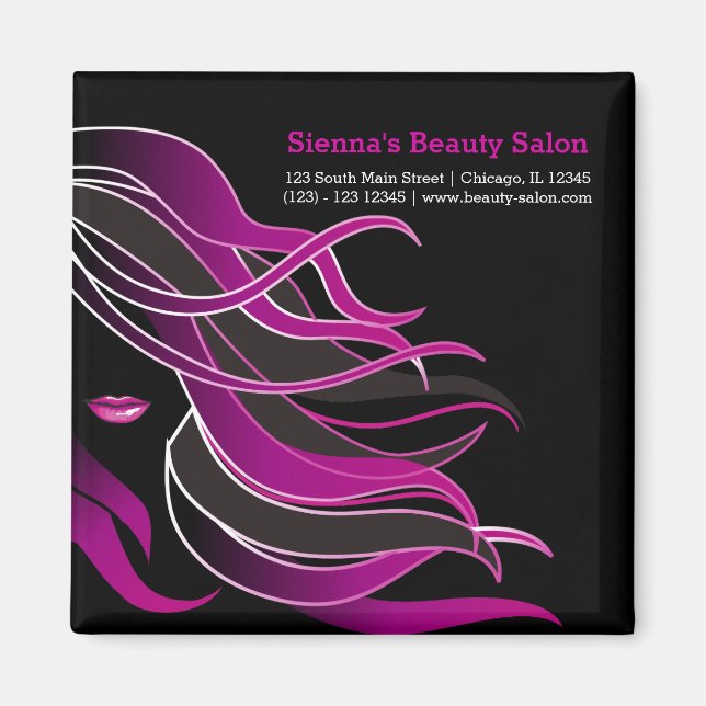 Hair-stilist Magnet (Framsidan)