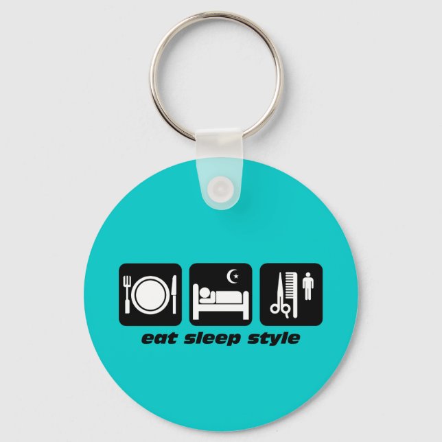 Hair-stilist Nyckelring (Framsida)