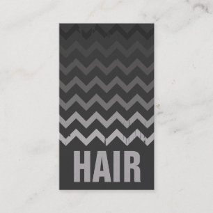 Hair Stylist Affärskort - Crackated Grått Ombre Visitkort