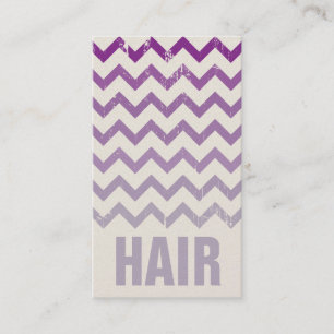 Hair Stylist, Affärskort - Cracking Lila Ombre Visitkort