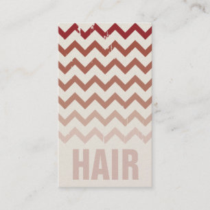 Hair Stylist, Affärskort - Cracking Red Ombre Visitkort