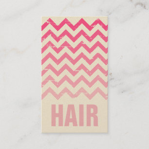Hair Stylist, Affärskort - Cracking Rosa Ombre Visitkort