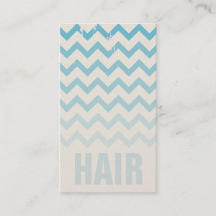 Hair Stylist, Affärskort - Cracks Blue Ombre Visitkort