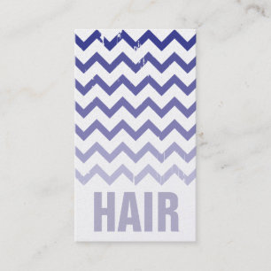 Hair Stylist, Affärskort - krackat Indigo Ombre Visitkort