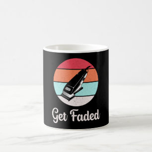 Hair Stylist Barber Hairdresser Get Faded Gift Kaffemugg