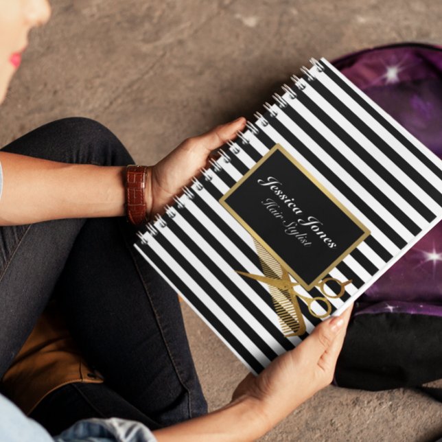 Hair Stylist Binder Spiral Planner Möte Anteckningsbok (Skapare uppladdad)