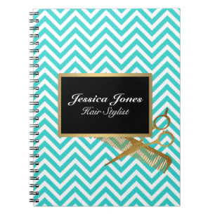 Hair Stylist Binder Spiral Planner Möte Anteckningsbok