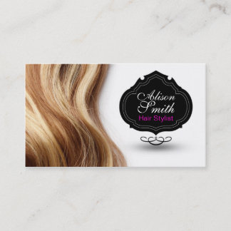 Hair Stylist Business Card Visitkort
