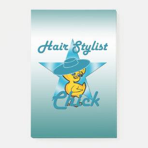 Hair Stylist-Chick #7 Post-it Block