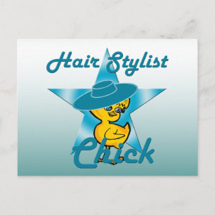 Hair Stylist-Chick #7 Vykort
