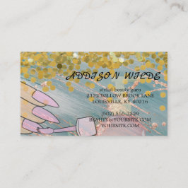 Hair Stylist Cute Scissor Minimalist Visitkort