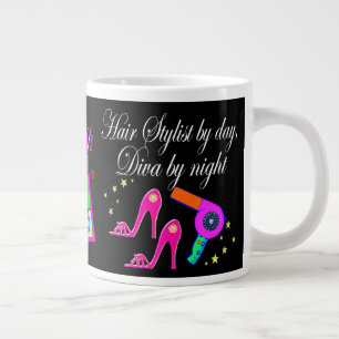 HAIR STYLIST DIVA-PERSONLIG JUMBO MUGG