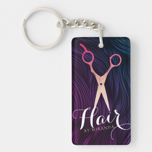 Hair Stylist Hairdresser Beauty Ro Guld Scissors (Framsidan)