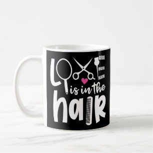 Hair Stylist Hairdresser Kärlek är i håret Kaffemugg