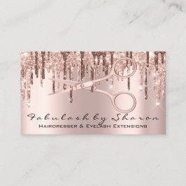Hair Stylist Hairdresser Scissors Ro Drips VIP Visitkort