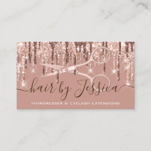 Hair Stylist Hairdresser Scissors Ro Drives VIP Visitkort