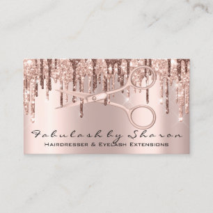 Hair Stylist Hairdresser Scissors Ro Drives VIP Visitkort
