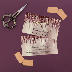 Hair Stylist Hairdresser Scissors Ro Drives Visitkort