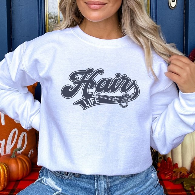 Hair Stylist, Hairdresser, Varsity Stil T Shirt (Skapare uppladdad)