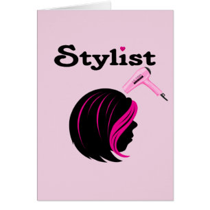 Hair Stylist Hälsningskort