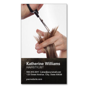 Hair Stylist Magnetiska Visitkort