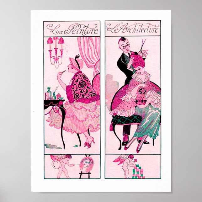 HAIR STYLIST ,MODE BEAUTY SALON MAKE ARTIST POSTER (Framsidan)