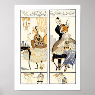 HAIR STYLIST ,MODE BEAUTY SALON MAKE ARTIST POSTER