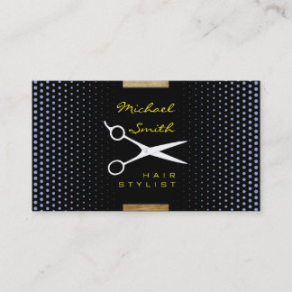 Hair Stylist Modern Ceil Polka Dot Visitkort