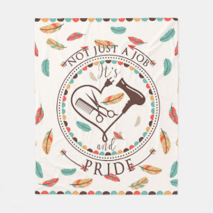 Hair Stylist - Pride Hairdresser Klipp Hairstylist Fleecefilt