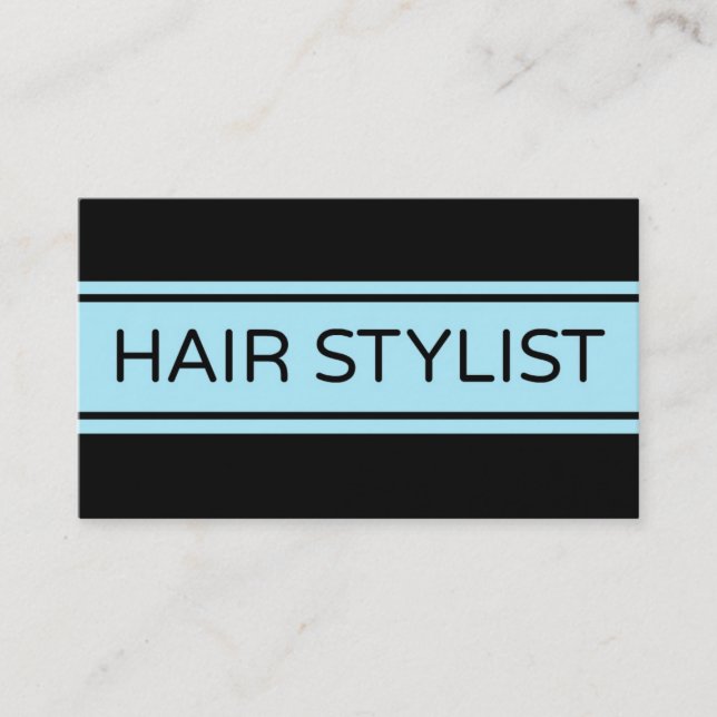 Hair Stylist Rand Affärskort Visitkort (Framsida)
