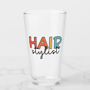 Hair Stylist Retro Hairdresser Gift Glaskopp