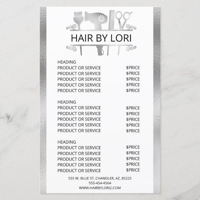 Hair Stylist Ro Guld Services (Framsida)