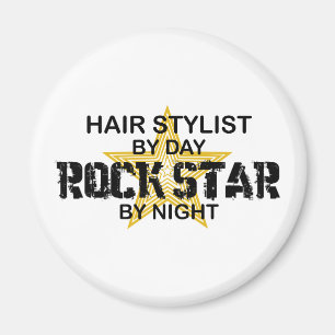Hair Stylist-Rockstjärna efter natt Magnet