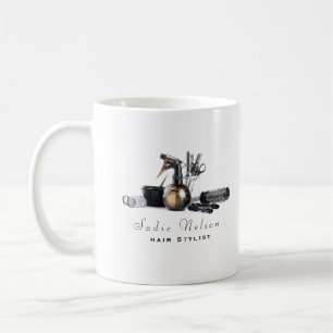 Hair stylist Salon Verktyg Beauty Business Kaffemugg