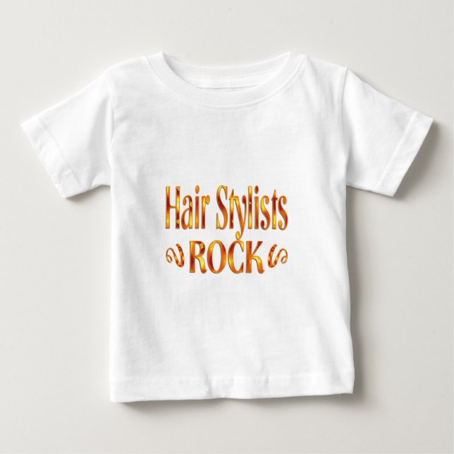 Hair Stylist Sten Tee Shirt (Framsida)