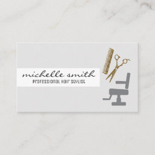 Hair Stylist stol - komb Sheets Visitkort