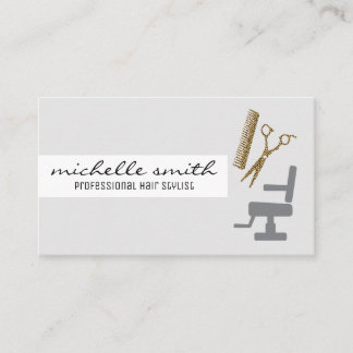 Hair Stylist stol - komb Sheets Visitkort