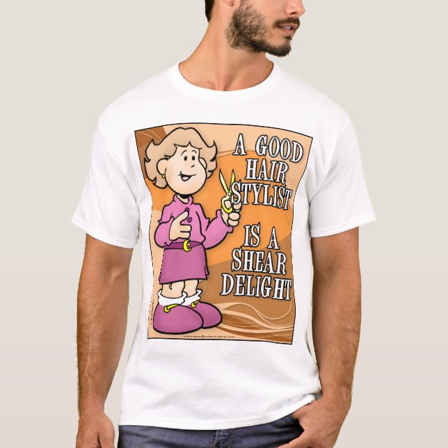 Hair Stylist Tee Shirt (Framsida)