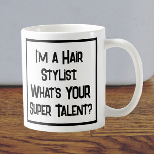 Hair Stylist Toppen Talent. Kaffe Mugg