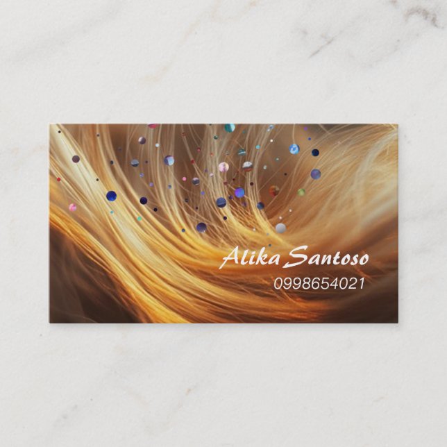 Hair Stylist Visitkort (Framsida)